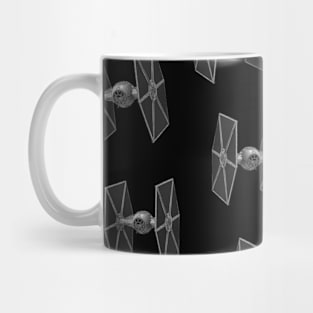 Evil Space Fighters Geometric Pattern Mug